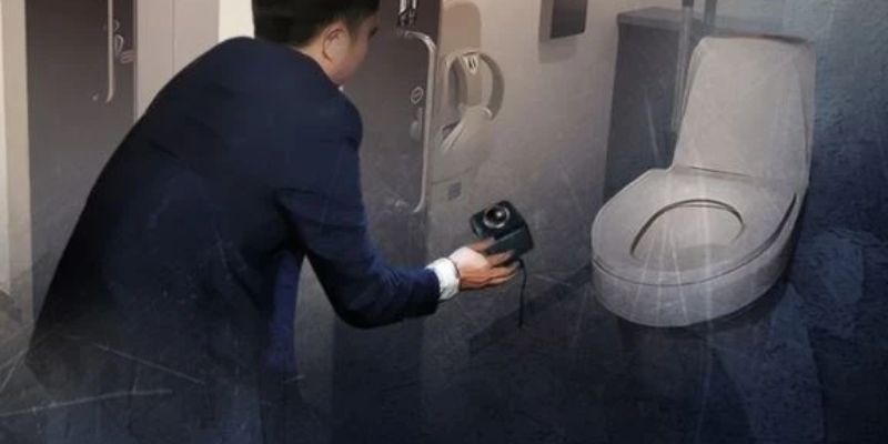 Hàn Quốc: nạn giấu camera trong nhà vệ sinh
